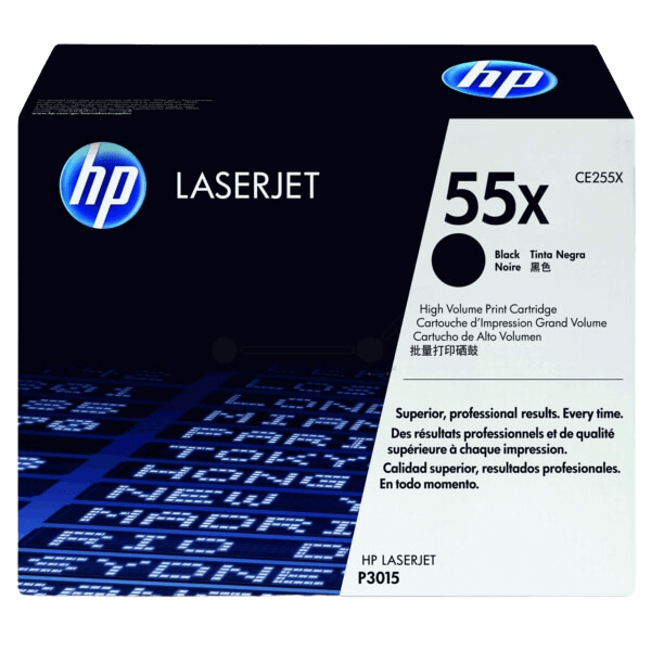 CE255X HP 55X sort XL toner - 12500 sider - Original