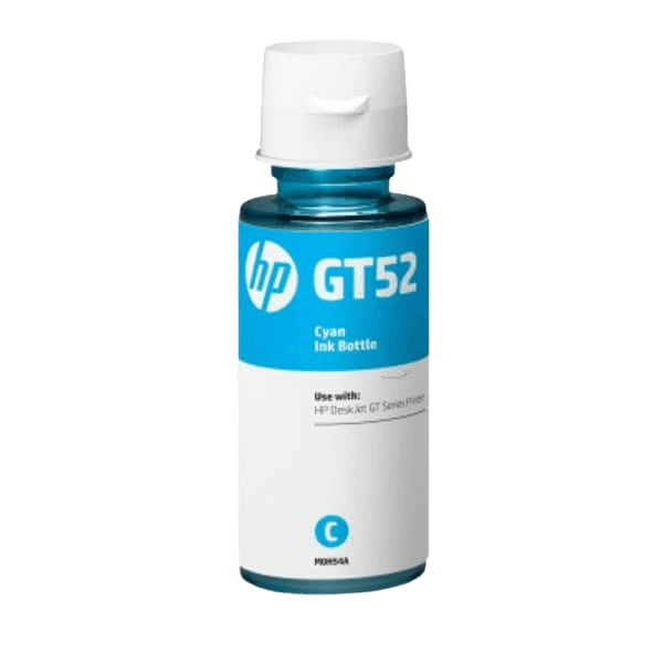 M0H54AE HP GT52C cyan Blæk refill - 70 ml. - Original