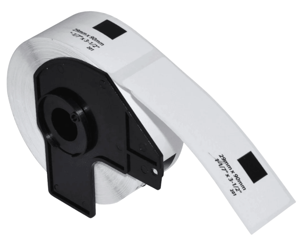 Brother DK11201 Hvid 29 x 90 mm, 400 stk. Printerpatron - Kompatibel