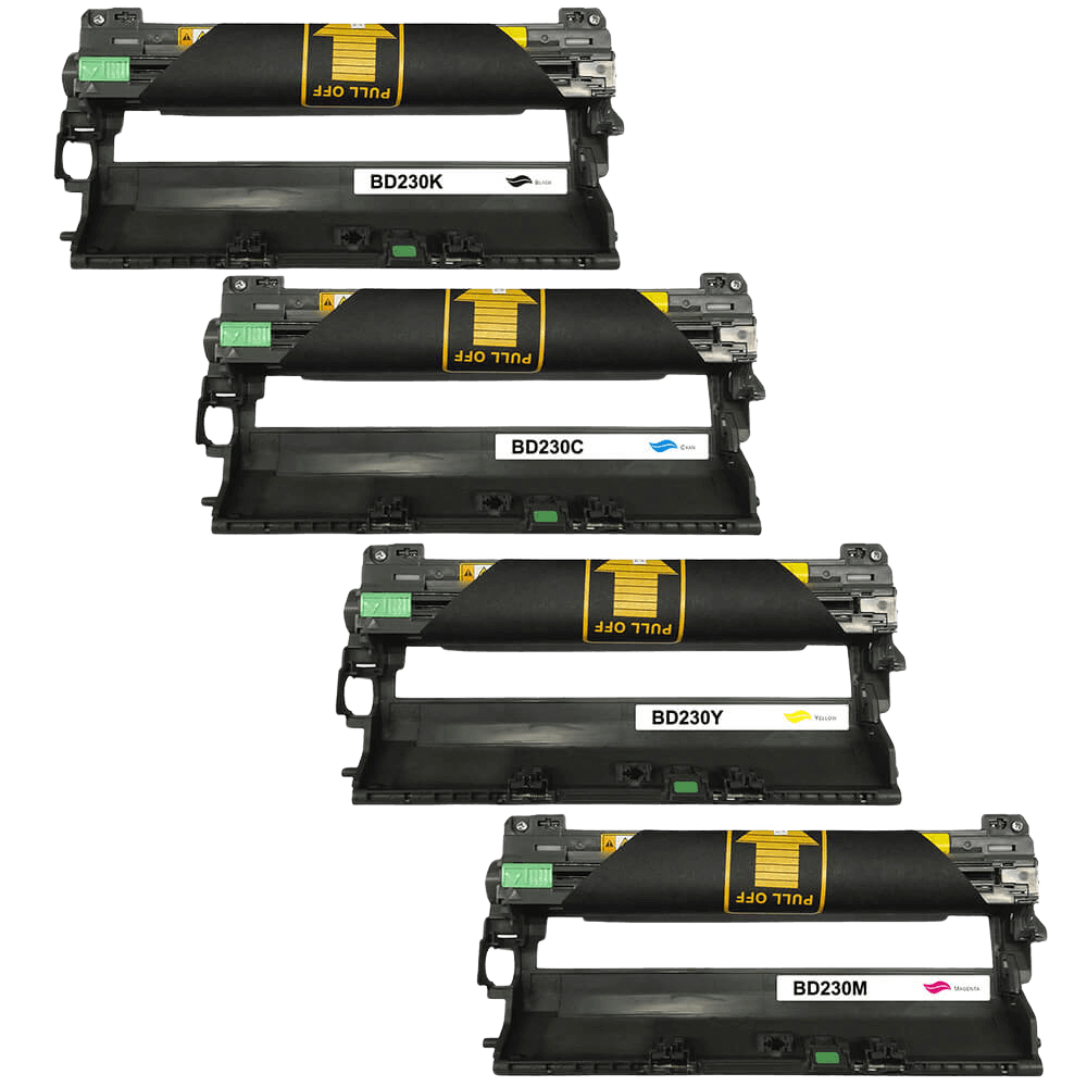 4 stk. Brother DR230CL Printerpatron rabatpakke - Kompatibel