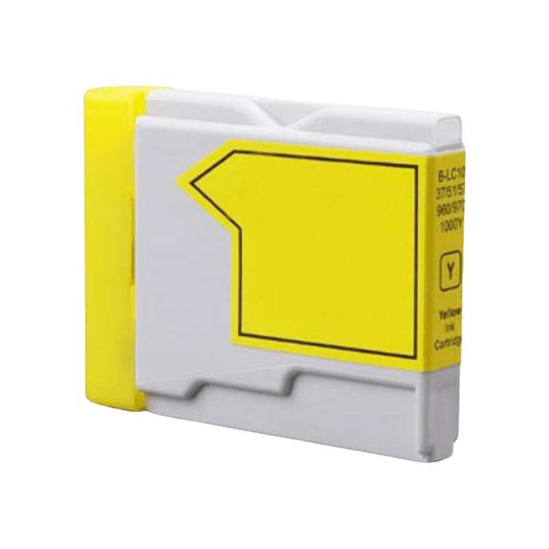 Brother LC-1000Y gul Printerpatron - 12 ml. - Kompatibel