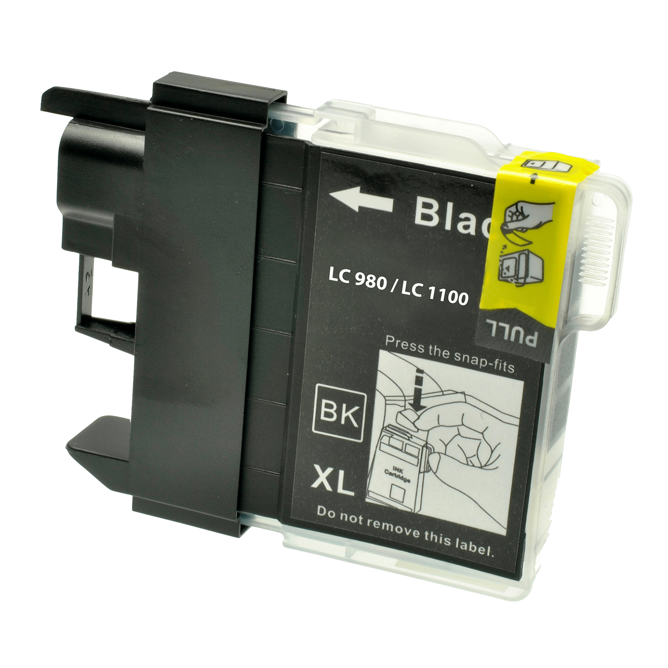 Brother LC-1100BK sort Printerpatron - 14,6 ml. - Kompatibel