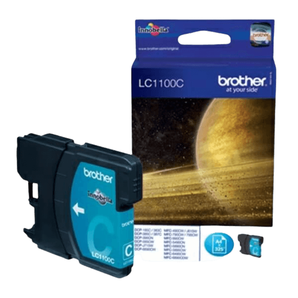 Brother LC1100C cyan Printerpatron - 6 ml. - Original