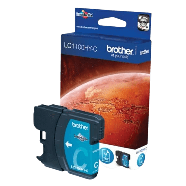 Brother LC1100HYC cyan XL Printerpatron - 700 sider - Original