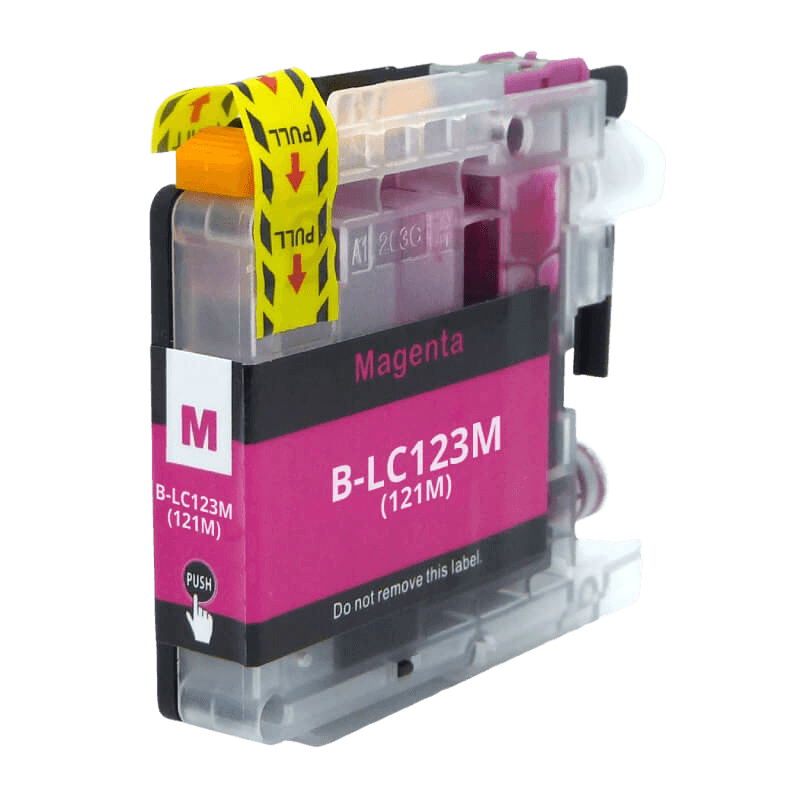 Brother LC-123M magenta Printerpatron - 600 sider - Kompatibel