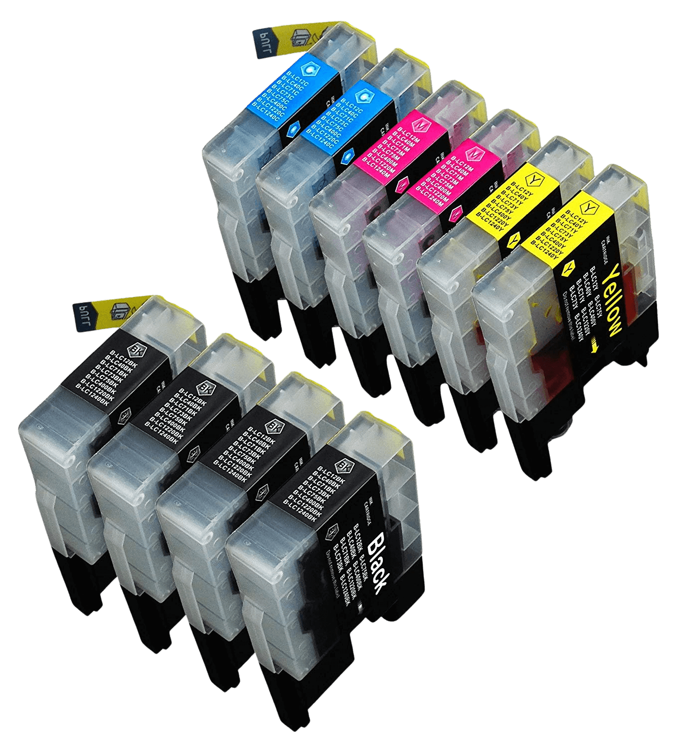 10 stk. XL Brother LC1240 Printerpatron rabatpakke - Kompatibel