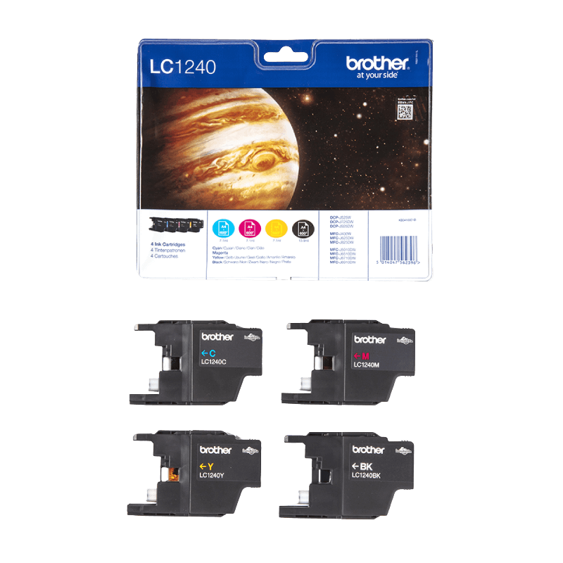 Brother LC1240 CMYK XL Printerpatron - Original