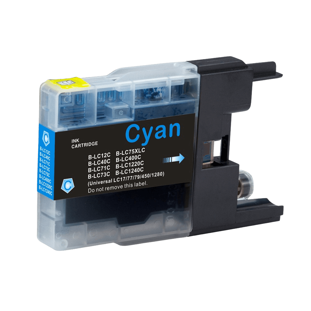 Brother LC-1240C cyan XL Printerpatron - 20 ml. - Kompatibel