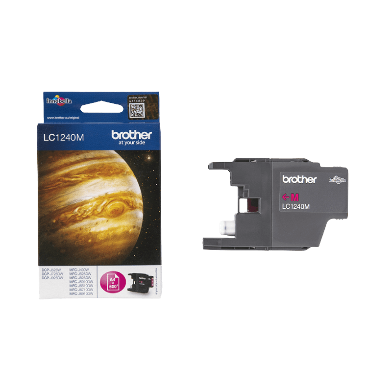 Brother LC1240M magenta XL Printerpatron - 600 sider - Original