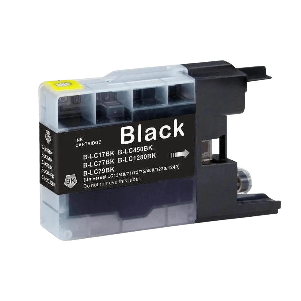 Brother LC-1280BK sort XXL Printerpatron - 60 ml. - Kompatibel