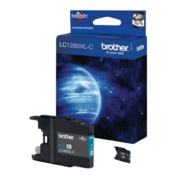 Brother LC1280C cyan XXL Printerpatron - 1200 sider - Original
