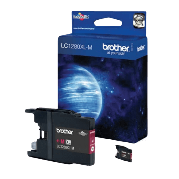Brother LC1280M magenta XXL Printerpatron - 1200 sider - Original