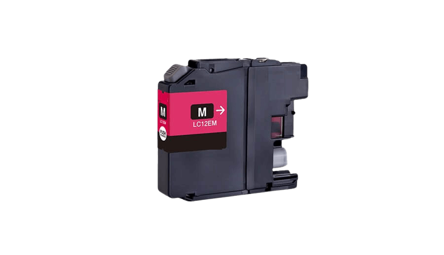 Brother LC12EM magenta Printerpatron - 13 ml. - Kompatibel