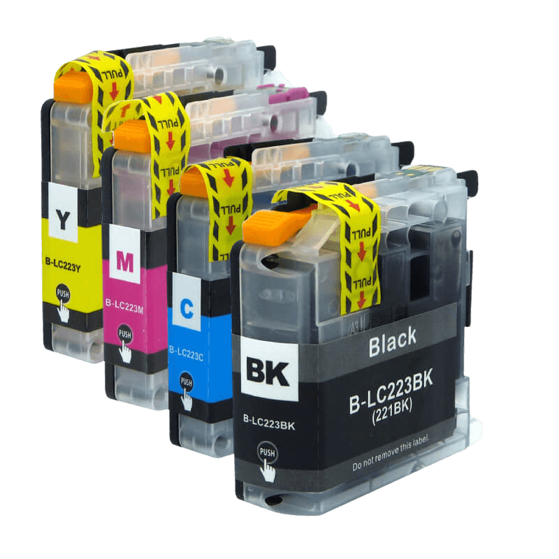 4 stk. Brother LC223 Printerpatron rabatpakke - Kompatibel