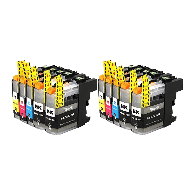 10 stk. Brother LC223M Printerpatron rabatpakke - Kompatibel