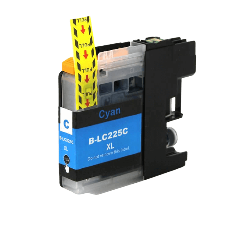 Brother LC-225C cyan XL Printerpatron - 17 ml. - Kompatibel
