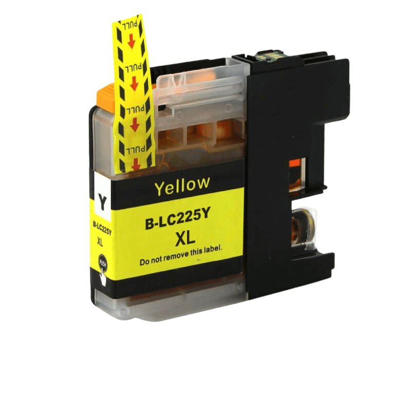 Brother LC-225Y gul XL Printerpatron - 17 ml. - Kompatibel