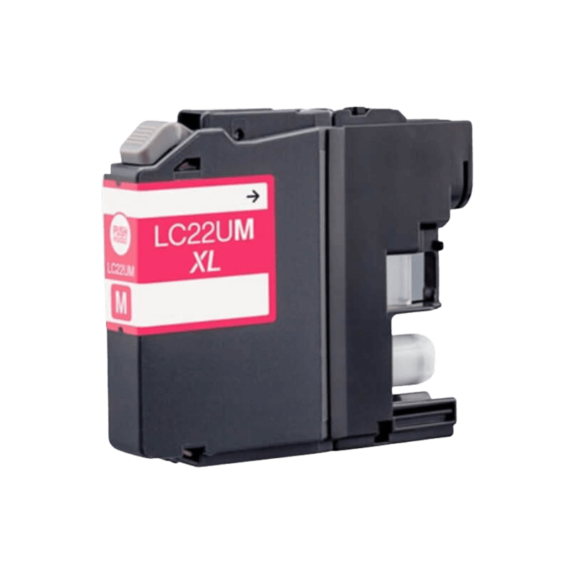 Brother LC-22UM magenta Printerpatron - 13 ml. - Kompatibel