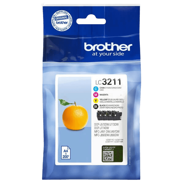 Brother LC3211VALDR CMYK Printerpatron - 800 sider - Original