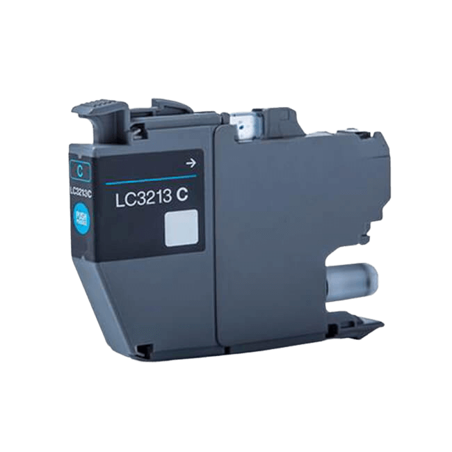 Brother LC-3213C cyan Printerpatron - 6,6 ml. - Kompatibel
