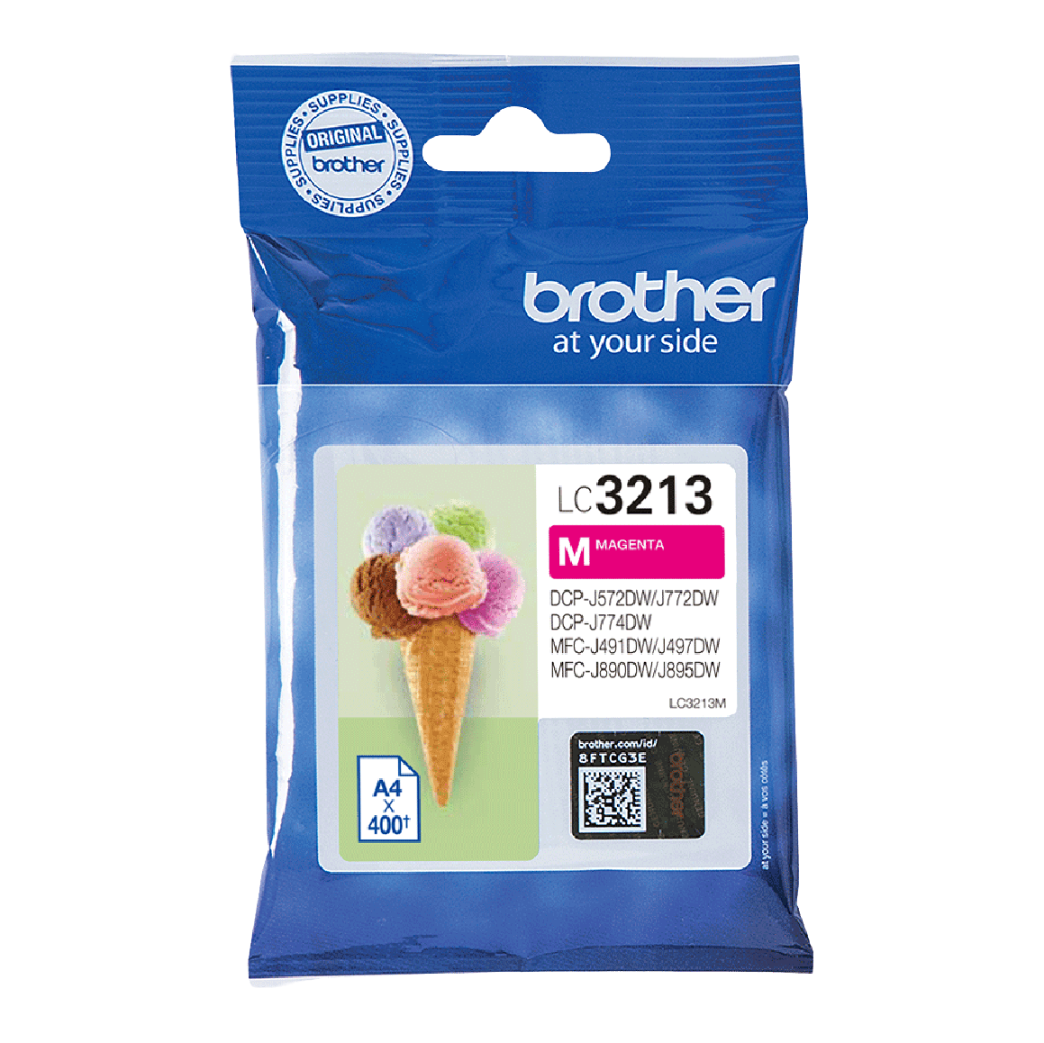 Brother LC3213M magenta Printerpatron - 400 sider - Original