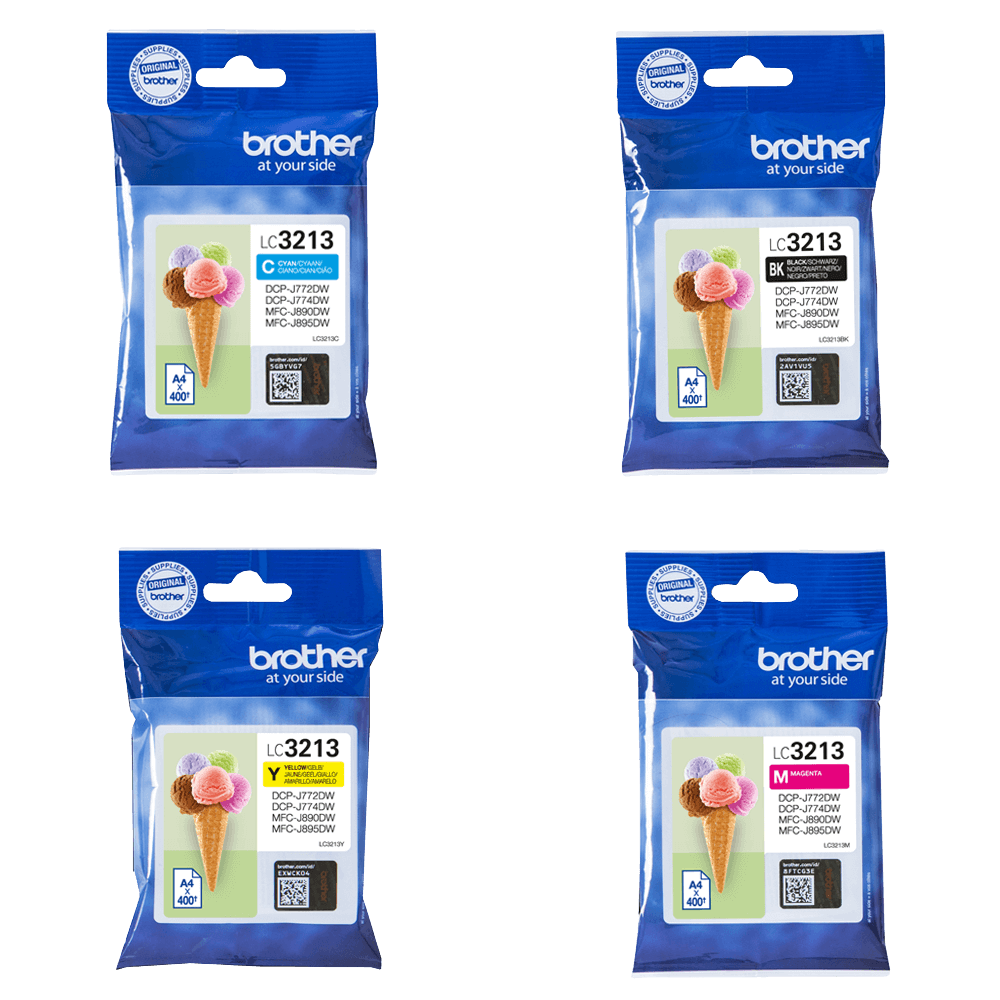 Brother LC3213VALDR CMYK Printerpatron - 1600 sider - Original