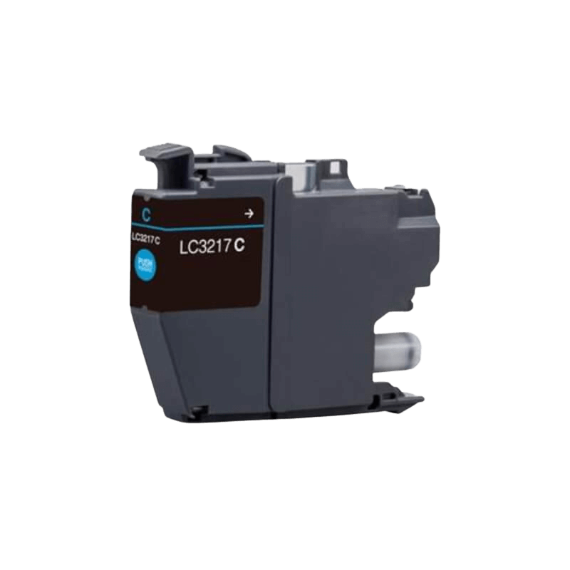 Brother LC-3217C cyan Printerpatron - 550 sider - Kompatibel