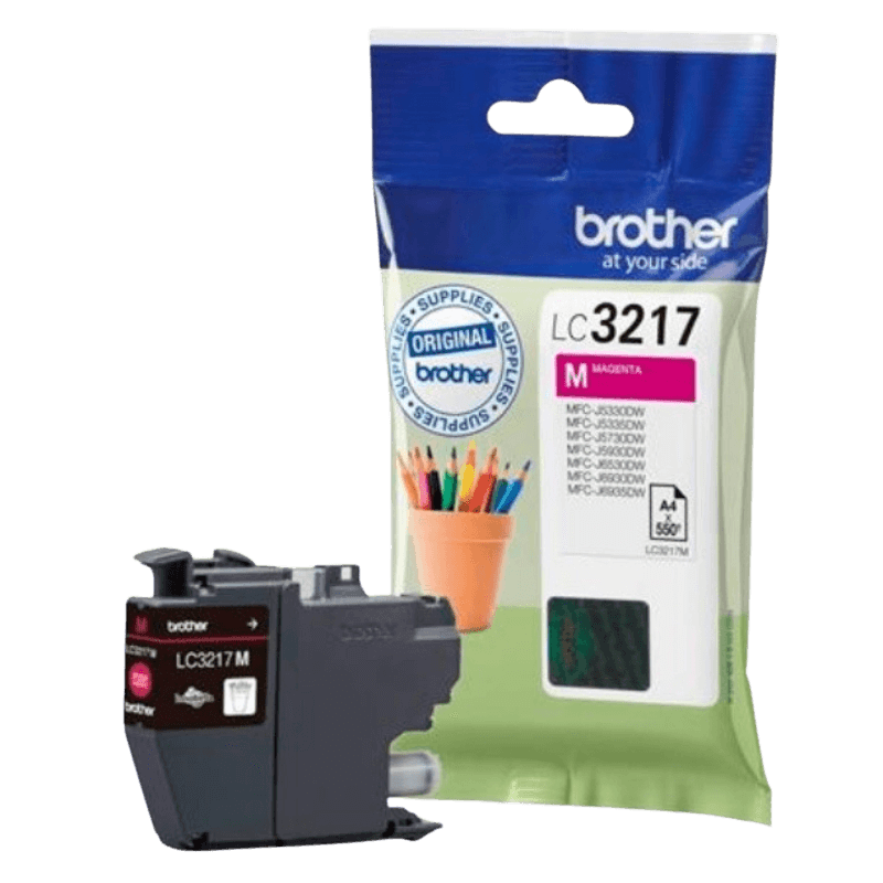 Brother LC3217M magenta Printerpatron - 550 sider - Original