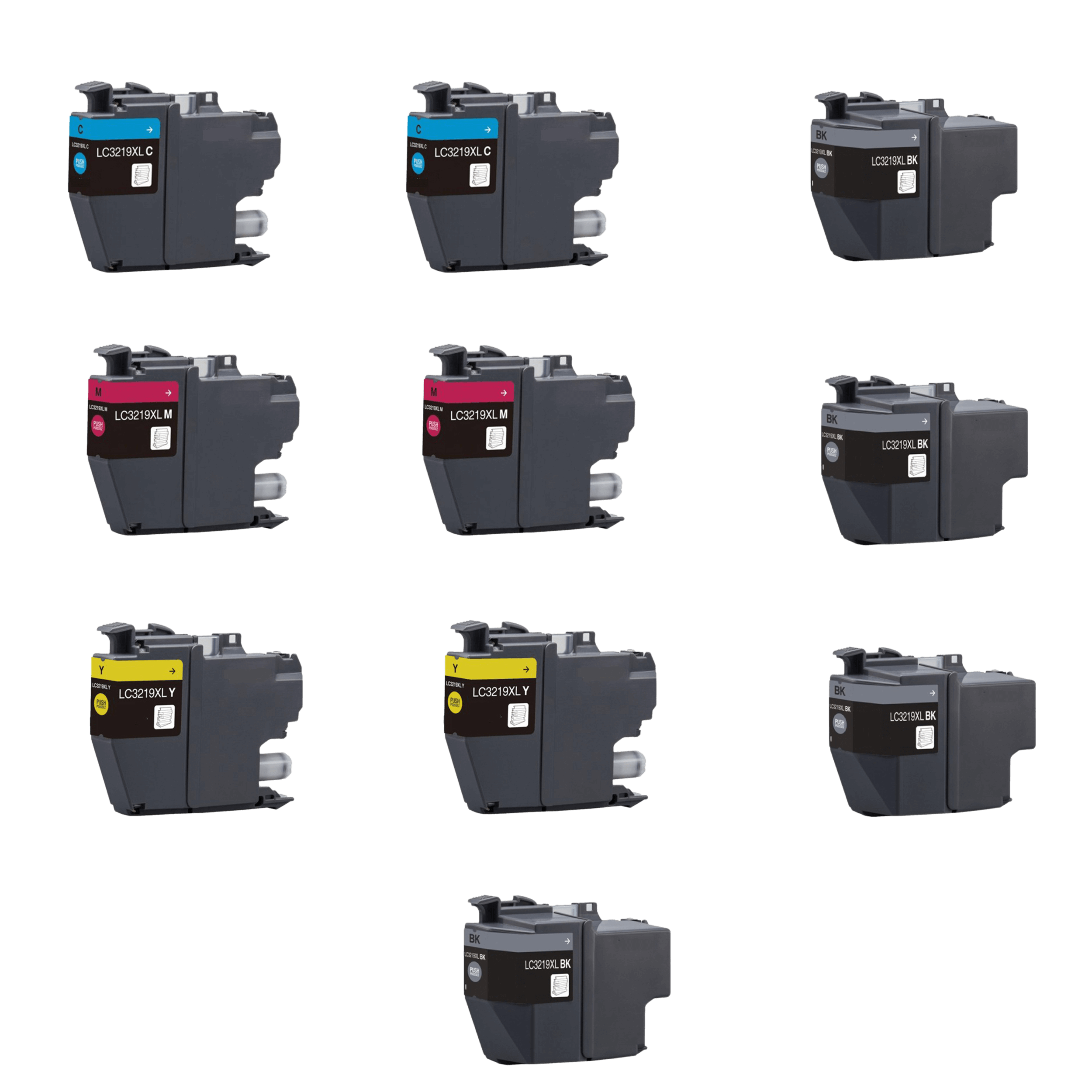 10 stk. XL Brother LC3219XL Printerpatron rabatpakke - Kompatibel