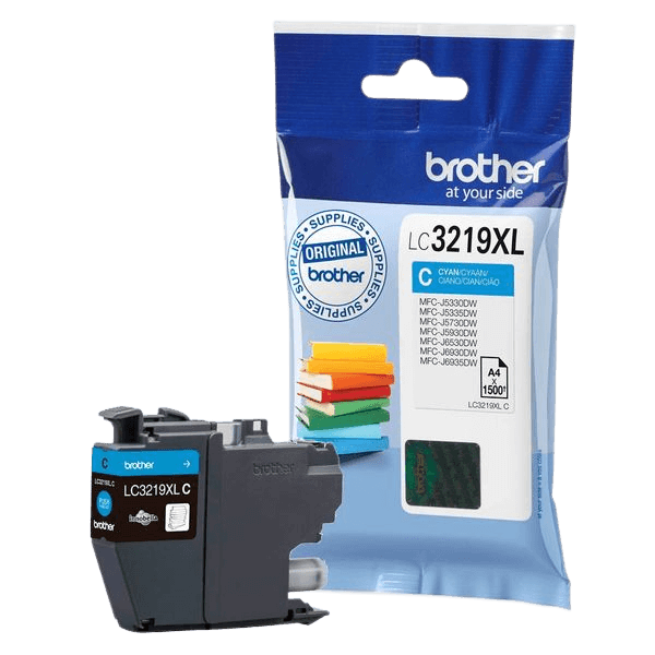 Brother LC3219XLC cyan XL Printerpatron - 1500 sider - Original