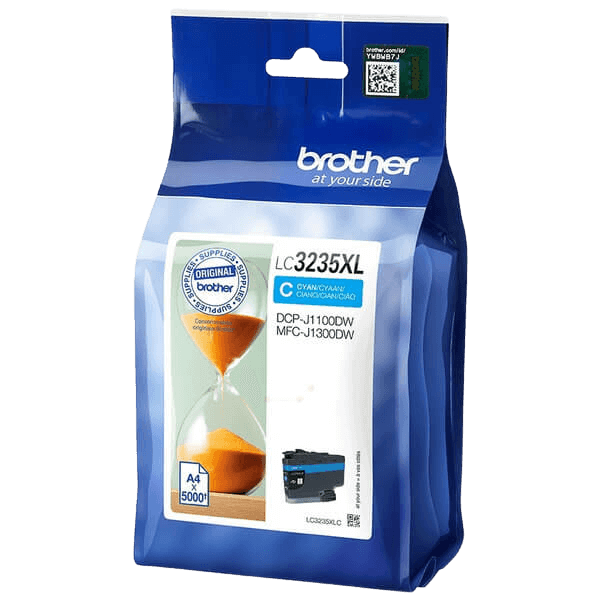 Brother LC3235XLC cyan XL Printerpatron - 5000 sider - Original