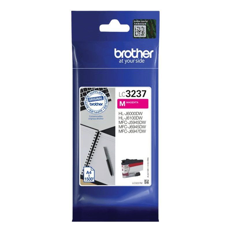 Brother LC3237M magenta Printerpatron - 1500 sider - Original