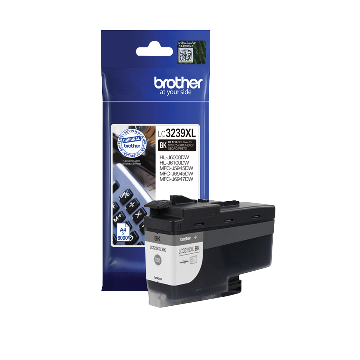Brother LC3239XLBK sort XL Printerpatron - 6000 sider - Original