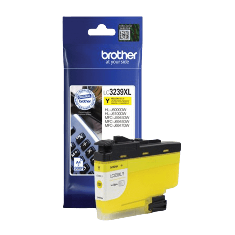 Brother LC3239XLY gul XL Printerpatron - 5000 sider - Original