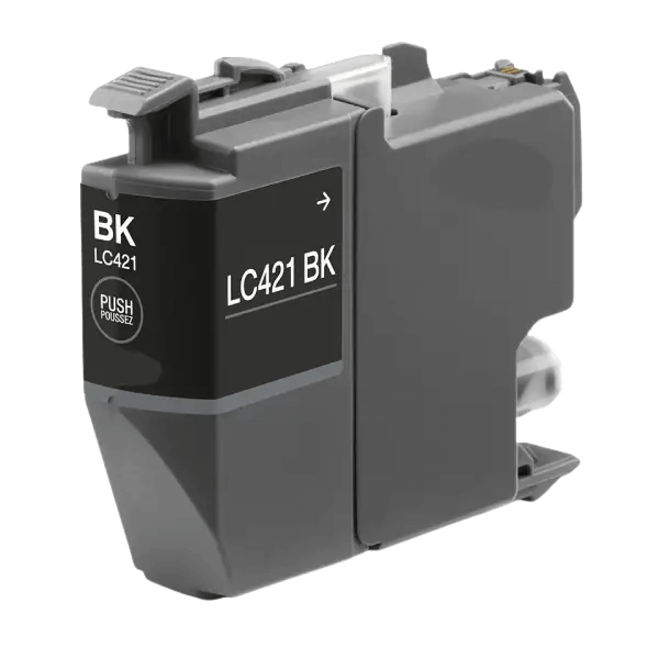 Brother LC421BK sort Printerpatron - 200 sider - Kompatibel