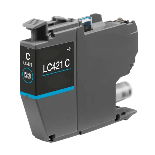 Brother LC421C cyan Printerpatron - 200 sider - Kompatibel