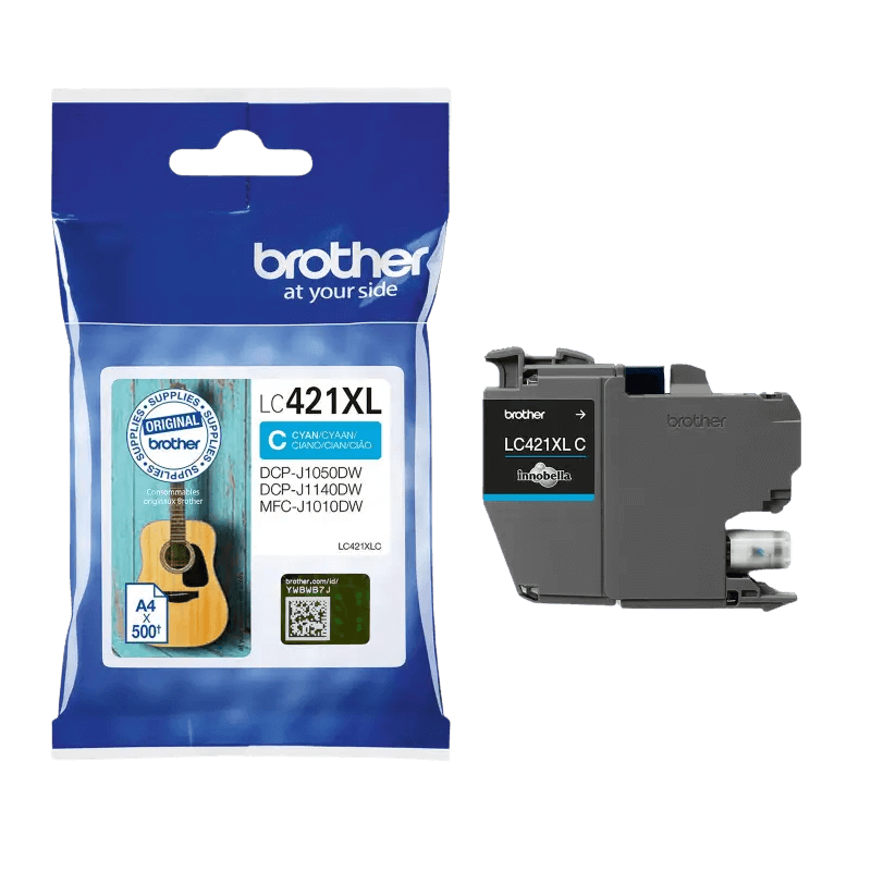 Brother LC421C cyan Printerpatron - 200 sider - Original