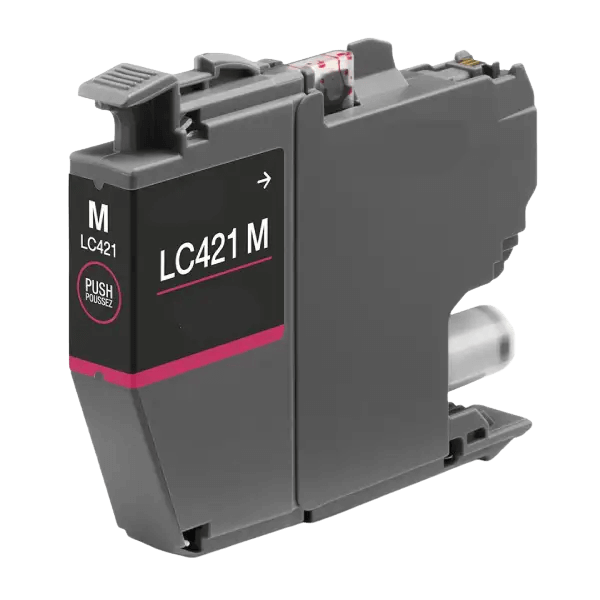 Brother LC421M magenta Printerpatron - 200 sider - Kompatibel
