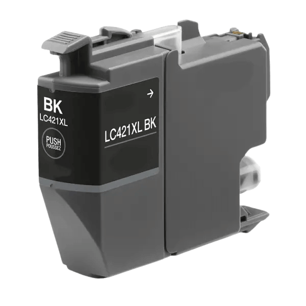Brother LC421XLBK sort XL Printerpatron - 500 sider - Kompatibel