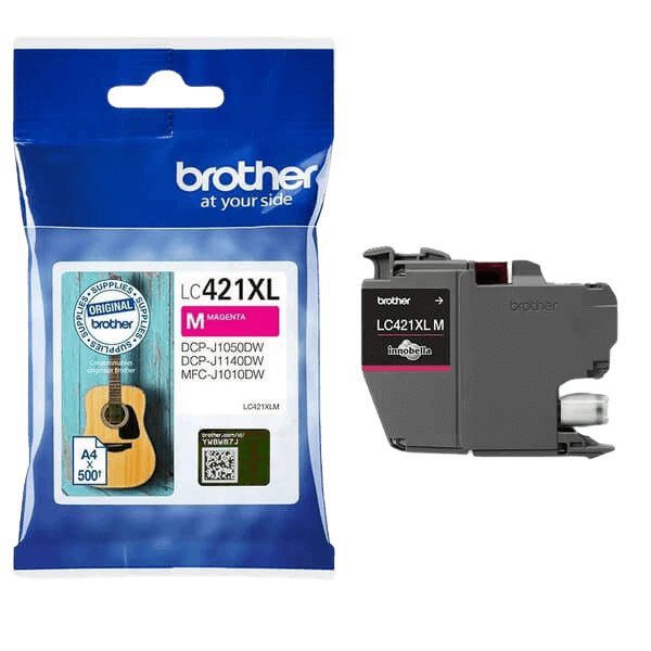 Brother LC421XLM magenta XL Printerpatron - 500 sider - Original