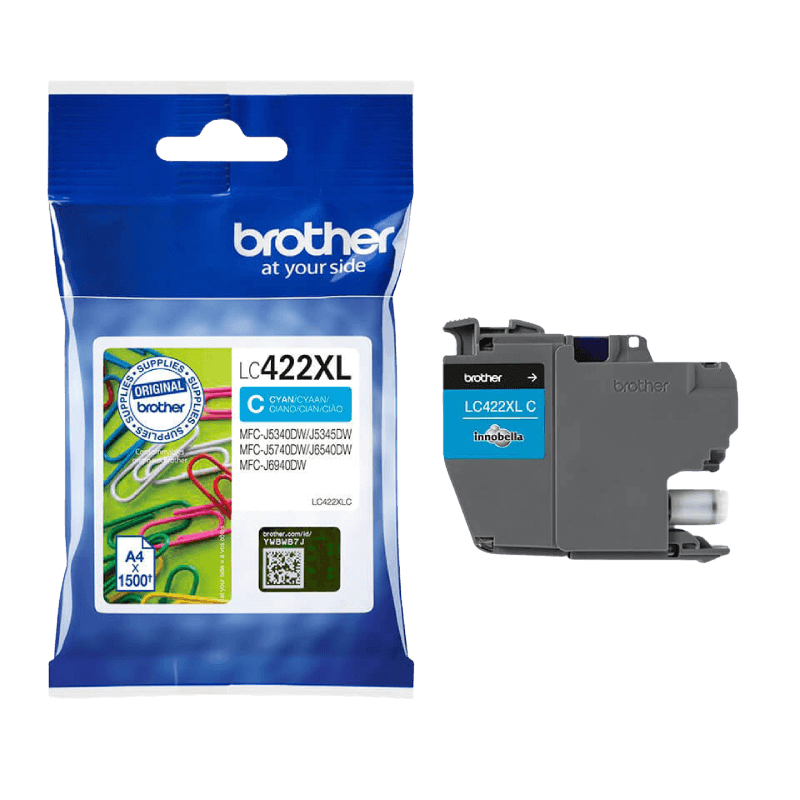 Brother LC422C cyan Printerpatron - 550 sider - Original