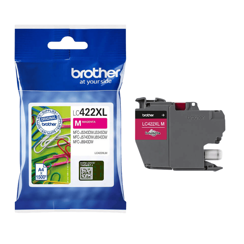 Brother LC422M magenta Printerpatron - 550 sider - Original