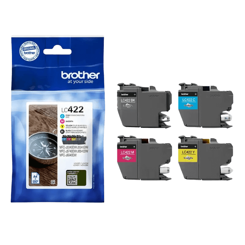 Brother LC422VALDR CMYK Printerpatron - 2200 sider - Original