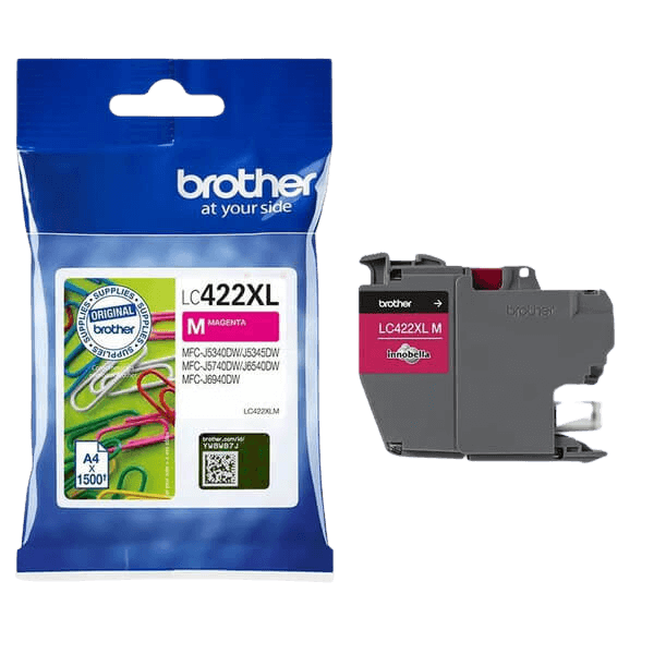 Brother LC422XLM magenta XL Printerpatron - 1500 sider - Original