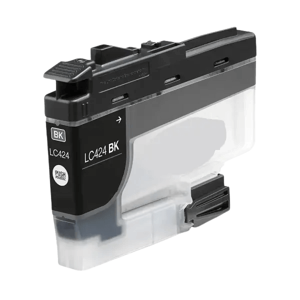 Brother LC424BK sort Printerpatron - 750 sider - Kompatibel