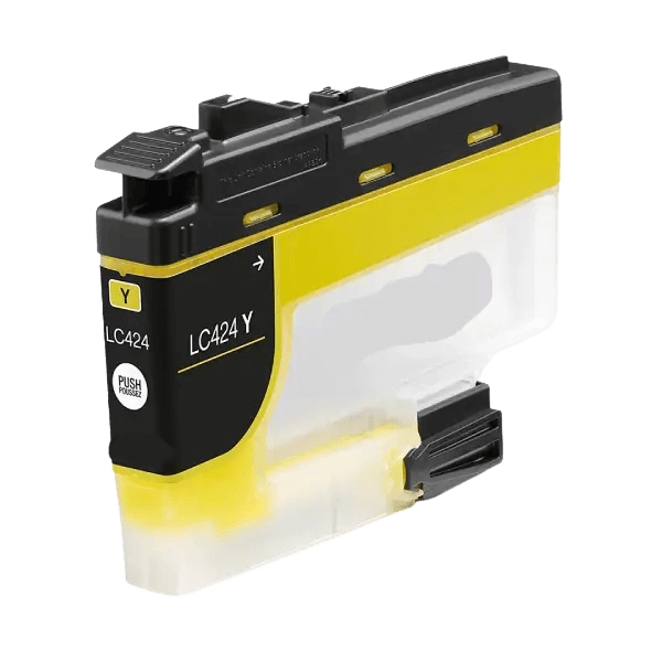 Brother LC424Y gul Printerpatron - 750 sider - Kompatibel