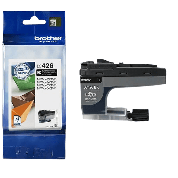 Brother LC426BK sort Printerpatron - 3000 sider - Original