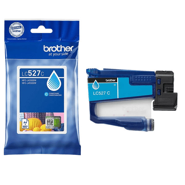 Brother LC527C cyan Printerpatron - 900 sider - Original