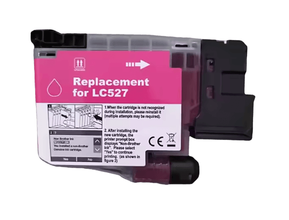 Brother LC527M magenta Printerpatron - 900 sider - Kompatibel