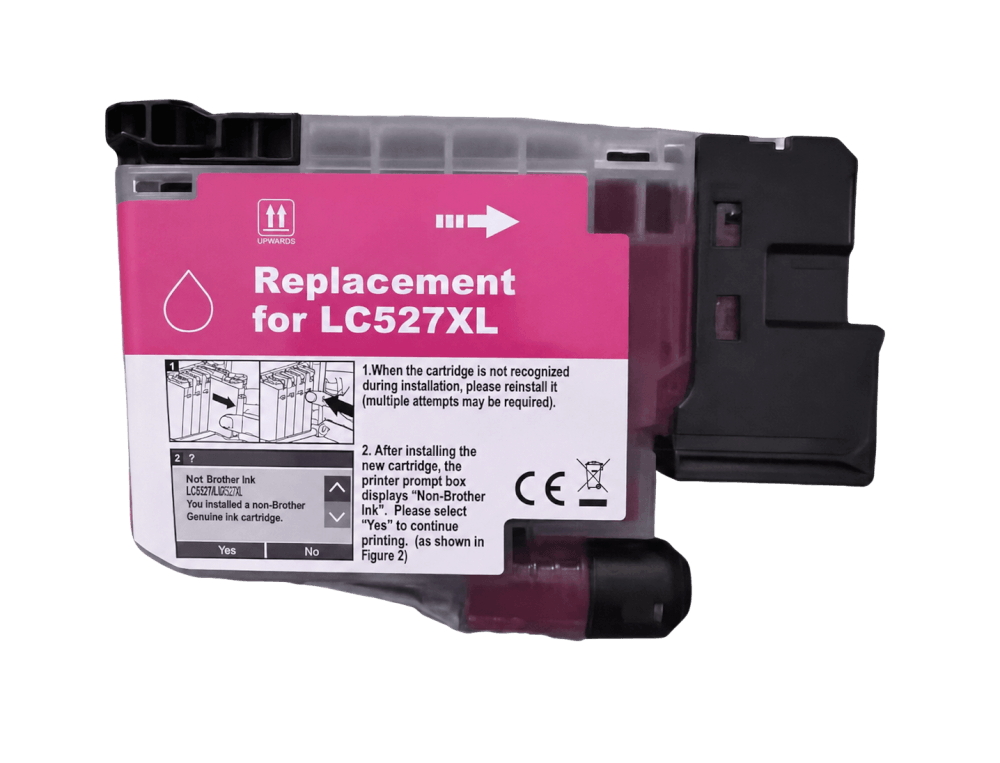 Brother LC527XLM magenta Printerpatron - 2000 sider - Kompatibel